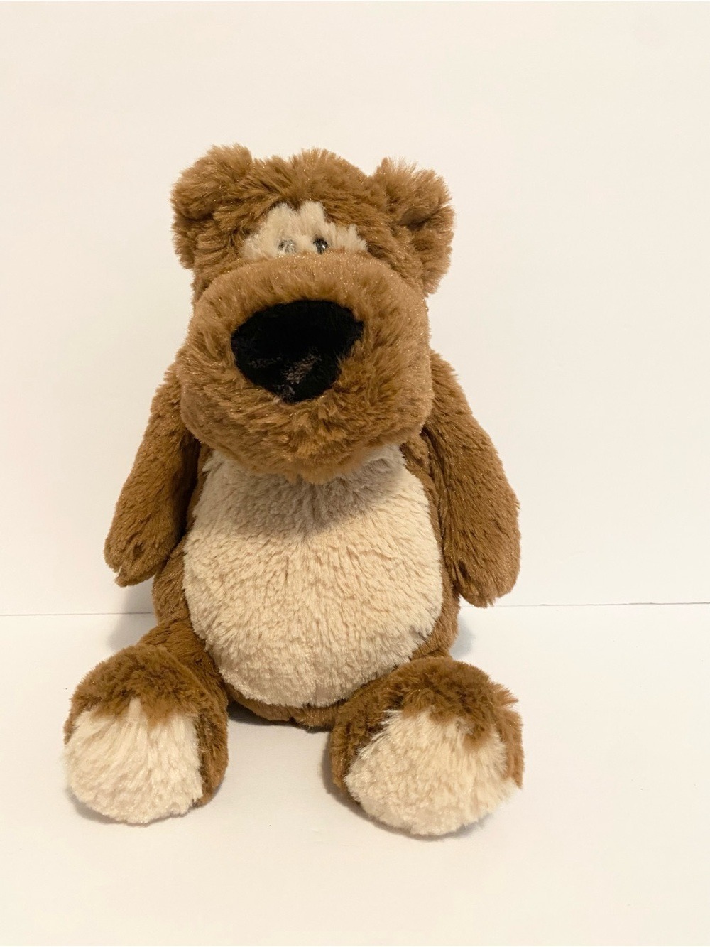 Gund Kaboodle Jr Teddy Bear Plush Brown Stuffed Animal Toy Small 8” Lovey